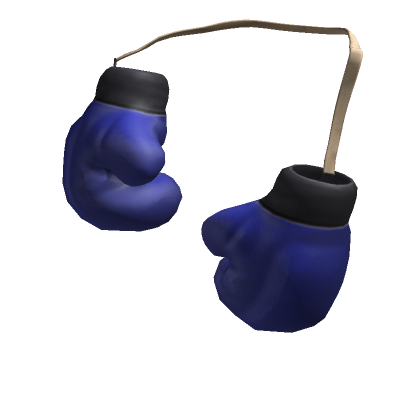 Blazing Blue Boxing Gloves